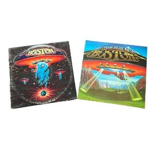 Boston Vintage Vinyl Albums - Set of TWO!